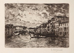 Die Rialtobrücke in Venedig