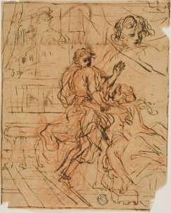 Joseph und Potiphars Frau von Giuseppe Passeri