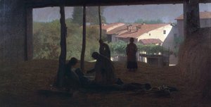 Die Scheune von Giuseppe Pellizza da Volpedo
