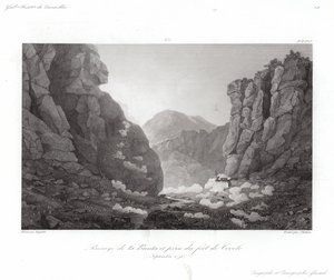 Überquerung der Brenta von Giuseppe Pietro Bagetti