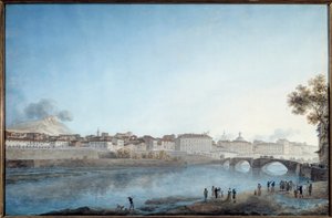 Einzug von General Napoleon Bonaparte (1769-1821) in Nizza, erstes Hauptquartier der Franzosen am 28. März 1796 Aquarell von Giuseppe Pietro Bagetti (1764-1831) 1796 von Giuseppe Pietro Bagetti