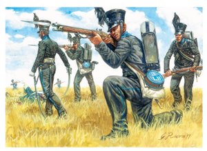Erstes Kaiserreich: Das Infanterieregiment der Schwarzen Braunschweiger - Illustration