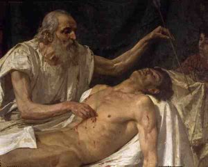 St. Sebastian (Detail) von Giuseppe Sciuti