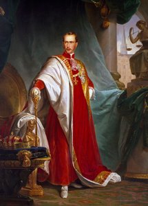Porträt von Franz Joseph, Kaiser von Österreich