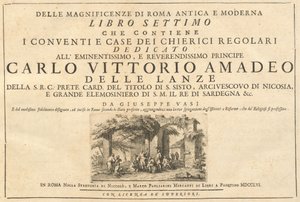 Delle Magnificenze di Roma Antica e Moderna (Bd. 3) von Giuseppe Vasi