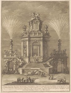 Die Prima Macchina für die Chinea von 1776: Ein Lustschloss