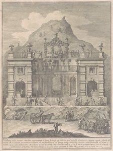 Die Seconda Macchina für die Chinea von 1778: Eine Wohnung in der Nähe von Monte Testaccio