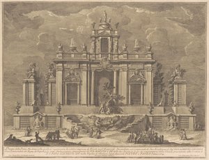 Die Prima Macchina für die Chinea von 1774: Herkules und der Drache im Garten der Hesperiden