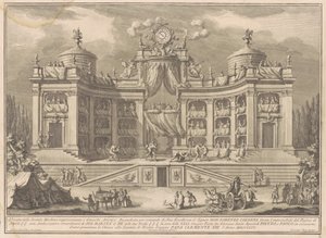 Die Seconda Macchina für die Chinea von 1766: Ein Theater für athletische Spiele