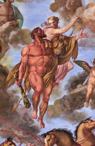 Detail darstellend Artemis, Apotheose des Herkules
