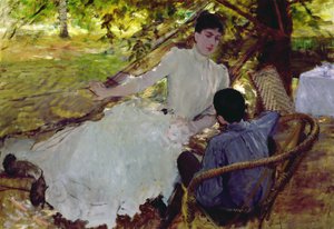 In der Hängematte II, 1884 von Giuseppe de Nittis