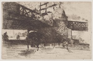 Ansicht in London (Vue prise à Londres) von Giuseppe de Nittis