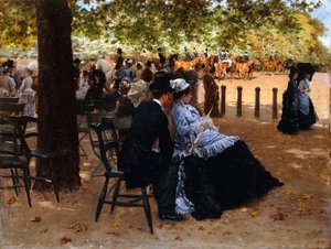 Auf der Rennbahn von Giuseppe or Joseph de Nittis