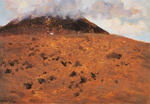 An den Hängen des Vesuvs von Giuseppe or Joseph de Nittis