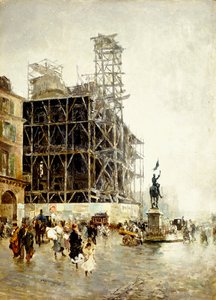 Place de Pyramides von Giuseppe or Joseph de Nittis