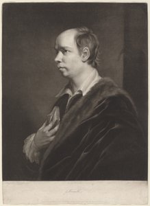 Oliver Goldsmith von Giuseppi Filippo Liberati Marchi after Sir Joshua Reynolds