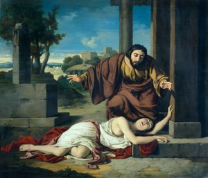 Der Levit von Ephraim, von Giustiniano degli Avancini (1807-1843) von Giustiniano Degli Avancini