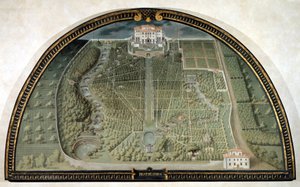 Villa di Pratolino von Giusto Utens (16. Jahrhundert) von Giusto Utens