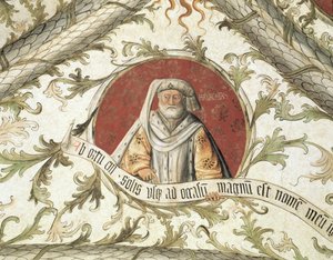 Der Prophet Maleachi, von der Loggia d