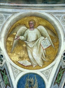 Engel in einem Oculus, 1360-70