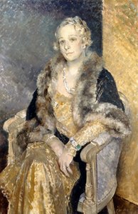 Porträt von Mrs. Shirley Woolmer, ca. 1933-34 von Glyn Warren Philpot