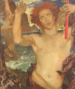Verwandlung des Dionysos vor den Tyrrhenischen Piraten, 1924 von Glyn Warren Philpot