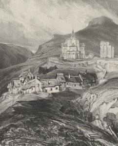 Äußere Apsis der Kirche Saint-Nectaire, 1831