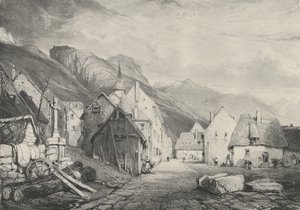 Eingang zum Dorf der Bäder, 1831