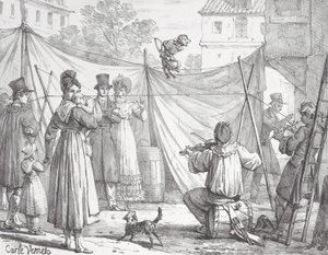 Der Affe und der Leopard, 1818