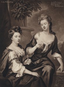 Sarah, Herzogin von Marlborough, und Lady Fitzhardinge von Godfrey (after) Kneller