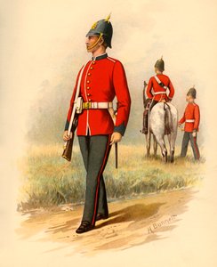 1. Bataillon West Melbourne Victorian Infantry, 1890