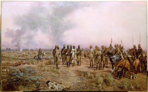 Nach der Schlacht von Atbara, 8. April 1898 von Godfrey Douglas Giles