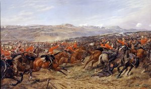 Der Angriff der schweren Brigade in der Schlacht von Balaklawa, 25. Oktober 1854, 1897
