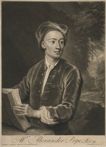 Alexander Pope, veröffentlicht 1716 von Godfrey Kneller