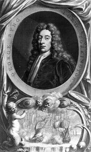 George Byng, 1. Viscount Torrington, graviert von Jacobus Houbraken, 1747 von Godfrey Kneller