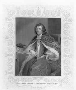 Gilbert Burnet, Bischof von Salisbury, graviert von H. Robinson