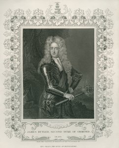 James Butler, 2. Duke of Ormond, graviert von Henry Robinson von Godfrey Kneller