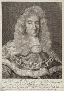 Sir George Jeffreys, walisischer Richter von Godfrey Kneller