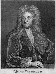 Sir John Vanbrugh (Stich) von Godfrey Kneller