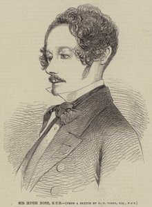 Sir Hugh Rose, KCB von Godfrey Thomas Vigne