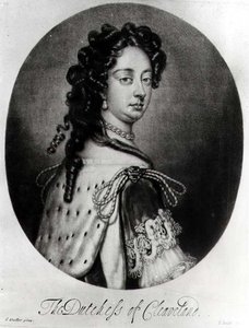 Porträt von Barbara Villiers, Herzogin von Cleveland (1641-1709) graviert von J. Smith