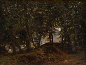 Ein schattiger Ort in Hestehave bei Frederiksborg von Godtfred Rump