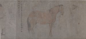 Detail von Fünf Tributpferden von Gonglin Li
