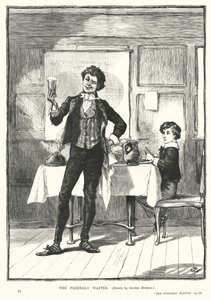 Der freundliche Kellner von Gordon Frederick (after) Browne