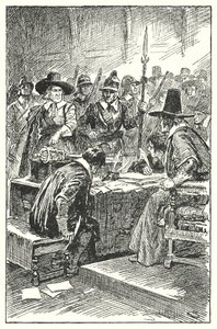 Cromwell vertreibt das Lange Parlament von Gordon Frederick Browne