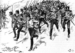 Dilkess Brigade der Garde kam an, 1896, 1902 von Gordon Frederick Browne