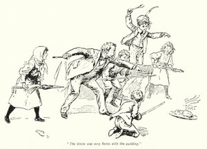 Illustration für Die Schatzsucher von E. Nesbit