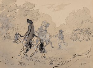 Skizze bei einem Schulfest, 1895 von Gordon Frederick Browne
