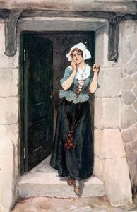 Der gewohnte Ausdruck ihres Gesichts war eine süße Nachdenklichkeit von Gordon Frederick Browne