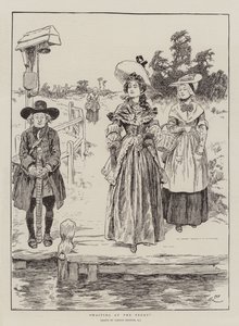 Warten an der Fähre von Gordon Frederick Browne